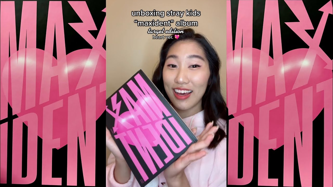 Unboxing Stray kids - Maxident Heart Ver.💖(Target Edition) 📦