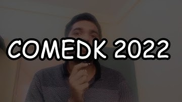 COMEDK 2022 🔥 Important Dates | COMEDK
