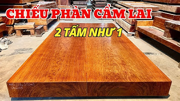 🟢 Chiếu Ngựa Gỗ CẨM LAI - 2 tấm như 1 | CN2005