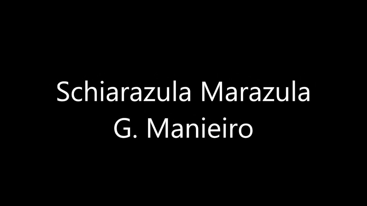 Partitura de Schiarazula Marazula en formato visual