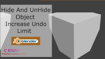 Hide and Unhide Mesh | Blender Tutorial Hindi #015