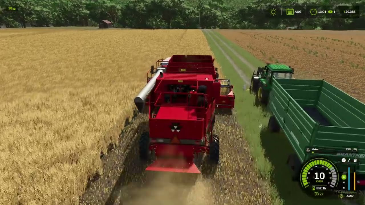 Ernten von Hafer und pressen von Ballen I in RIVERBEND SPRINGS I Farming Simulator 25 I Episode 35