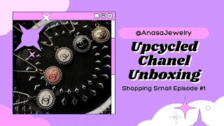 Upcycled Vintage Chanel Jewelry Unboxing | Shopping Small Episode #1 Featuring ANASA