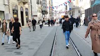 Istanbul, Turkey, Istiklal Cadessi Стамбул, Турция, улица Истикляль, March 2023