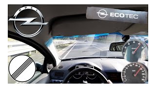 Opel Astra H Caravan 1.4 16V 90Hp POV Acceleration & Top Speed on German Autobahn by NoSpeedLimitTV