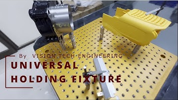 Universal Holding Fixture | Vision Tech Engineering | Modular Fixturing for CMM & Inspection