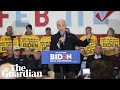 Joe Biden heckled on campaign trail in New Hampshire