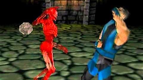 Mortal Kombat 4 - Nintendo 64 - Meat - Sub-Zero - Fatality 1