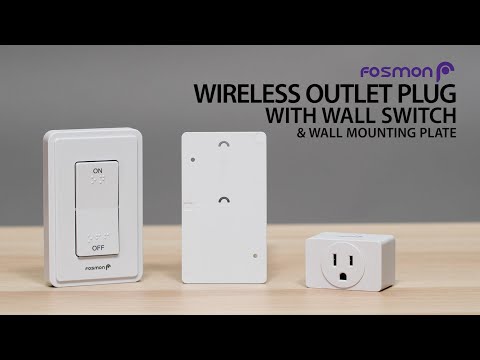 How to Install a Fosmon WavePoint Wireless Outlet Plug with Wall