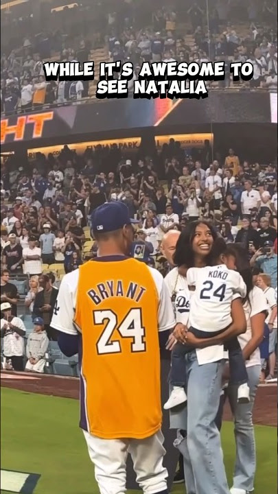 Kobe Bryant's daughter Natalia throws ceremonial first pitch as LA Dodgers  celebrate Lakers night with MLB stars paying tribute to late NBA legend