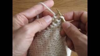 3 needle Bind off / ３本の針を使った伏せ止め