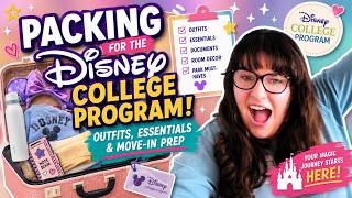 Packing for the Disney College Program  Outfits, Essentials & Move-In Prep