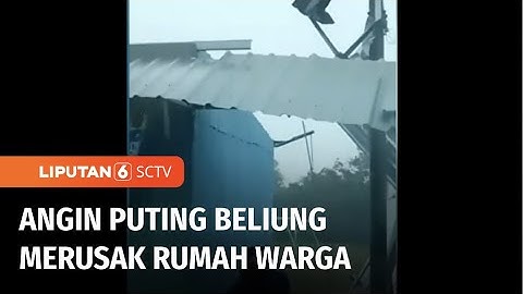 Puluhan Bangunan di Tegal Porak-poranda Usai Diterjang Angin Puting Beliung | Liputan 6