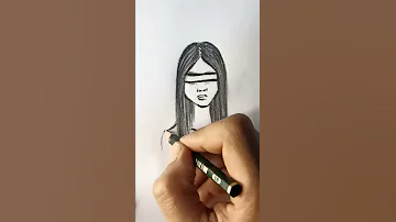 رسم تعبيري حزين رسم فتاه حزينه جدا تعليم الرسم للمبتدئين بالقلم الرصاص 