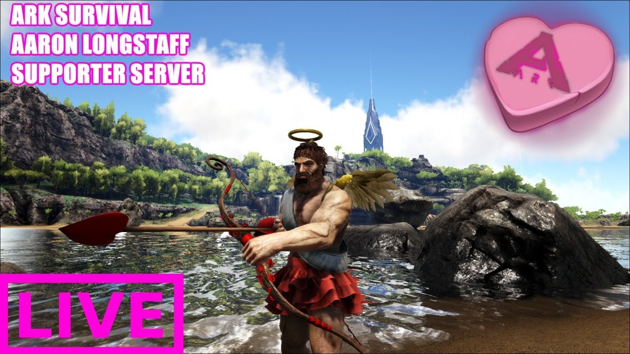 Playing Ark Survival Evolved Valentines Day Event! YouTube