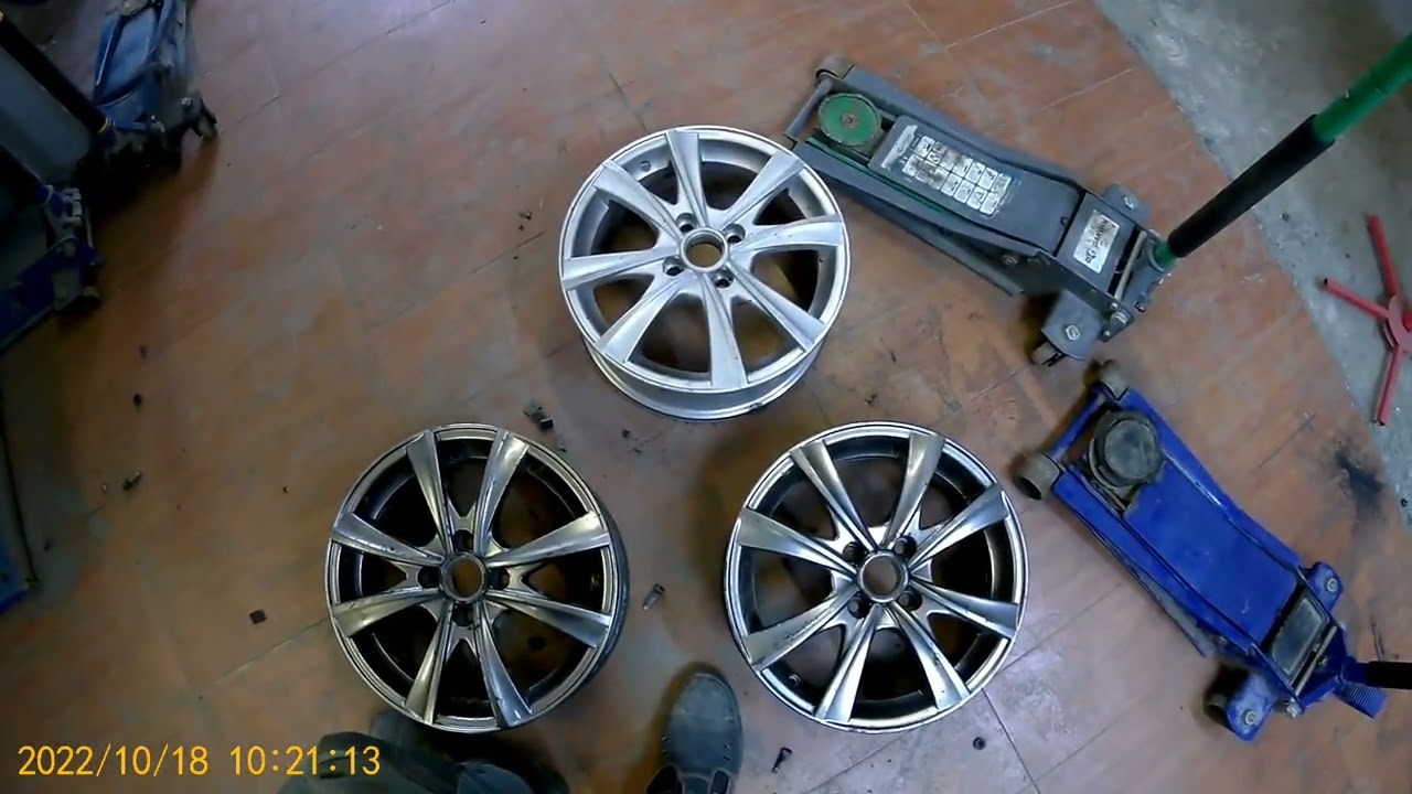 покраска дисков р15 - YouTube
