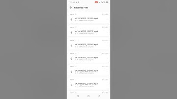 How to see bluetooth received files in mobile #shorts