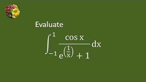 Evaluating the definite integral using algebraic manipulation  (Mis-743)