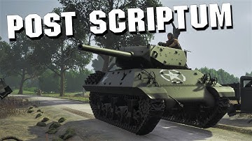 Post Scriptum New Allied Tanks Fire Test - 4K