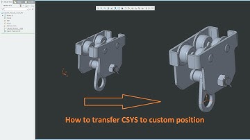 Creo 7: How to Move Default CSYS | Creo Tutorial