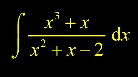 Partial fractions with long division:  two linear factors in partial fractions decomposition.