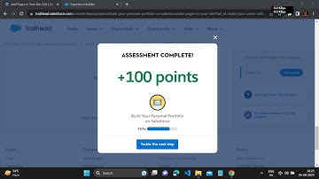 Build Your Personal Portfolio on Salesforce Add Pages to Your Site | Add Pages to Your Site solution