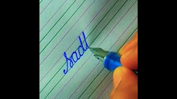 "Sadhana"♡ Beautiful name in Cursive #cursivewriting #calligrapherambesh #calligraphy #shorts