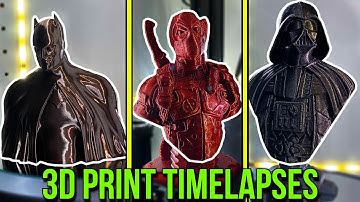 5 Cool 3D Print Timelapses on Prusa mk3s+