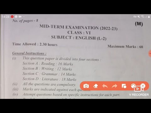 class 6 assignment 2023 english