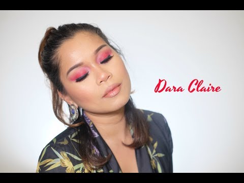 Red Smokey Eyes | Lipstick as Eyeshadow | New Backdrop | Dara Claire