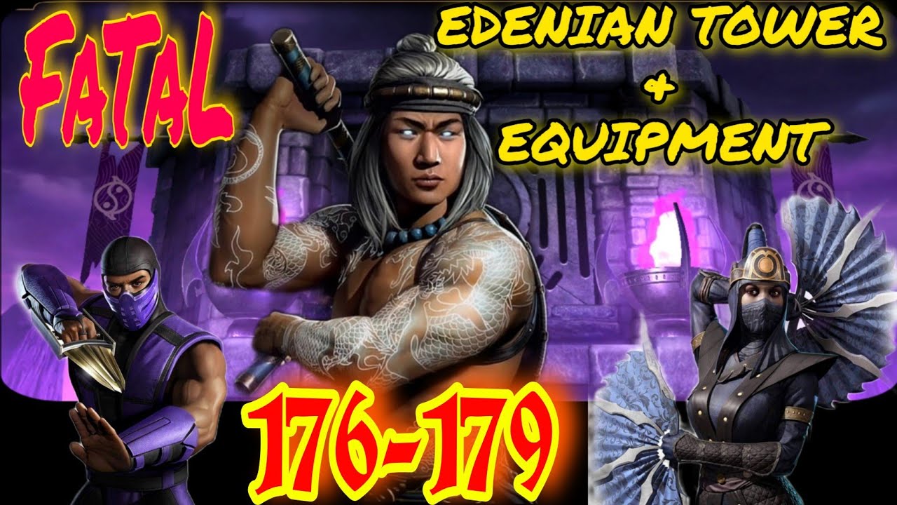 Gold Character Team | Edenian Fatal Tower | 176-179 Battle | Mortal Kombat Mobile Game Play | Killer