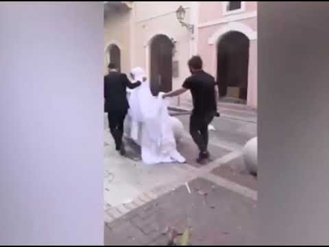 Beirut explosion: Bride runs for life during wedding photoshoot in viral video