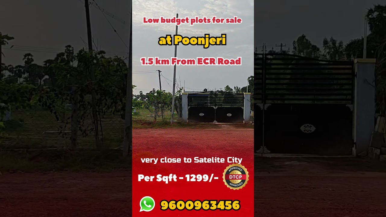 💥 Low Cost Villa Plots Near ECR OMR | Land for Sale | 🏡 Budget Villa Plots Near ECR | 