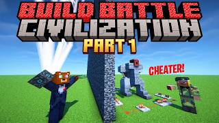 Minecraft But I CHEAT in BUILD BATTLE CIVILIZATION! ⚒️