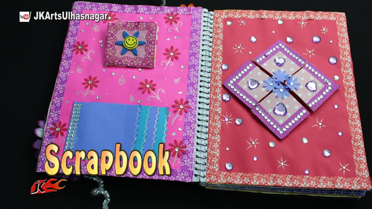 How To Make A Easy Scrapbook For School Project School Walls