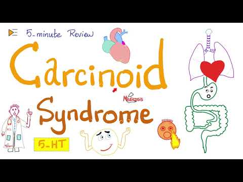 Carcinoid Syndrome | Serotonin-Secreting Tumors | 5-Minute Review 🖐