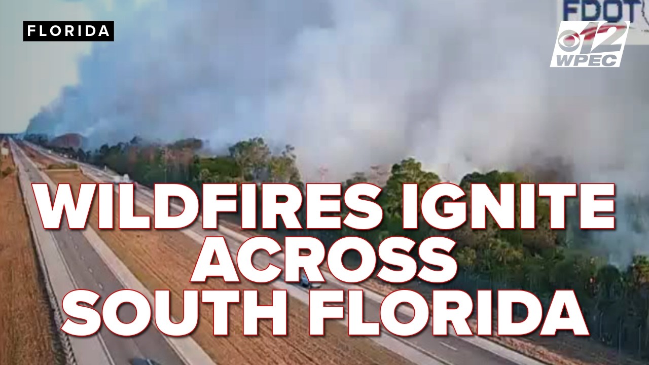 Wildfires Rage Across Area, Threatening Homes and Sending Fire Crews Scrambling