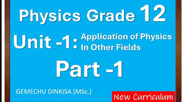 1. Physics Grade 12 |Class 12 | Unit 1 Application of Vector In Other Fields (part1)| New Curriculum