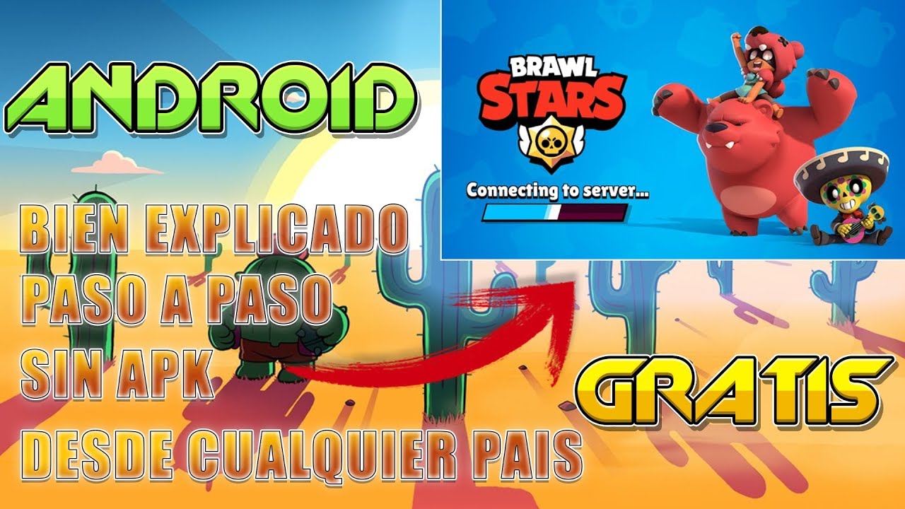 Funciona Como Descargar Brawl Stars Para Android Sin Apk Desde Cualquier Pais Paso A Paso Youtube - como instalr brawl stars en samsung