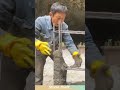 Cement wood-like railing production! #craft #construction