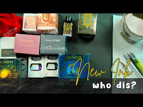 Let’s Swatch 12 New Fountain Pen Inks!