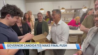 Governor candidates make a final push