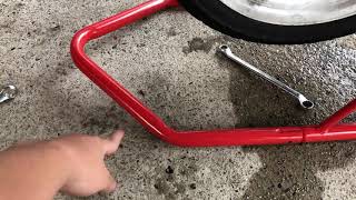 メンテナンススタンドが組み立てられなくて困っている人へ