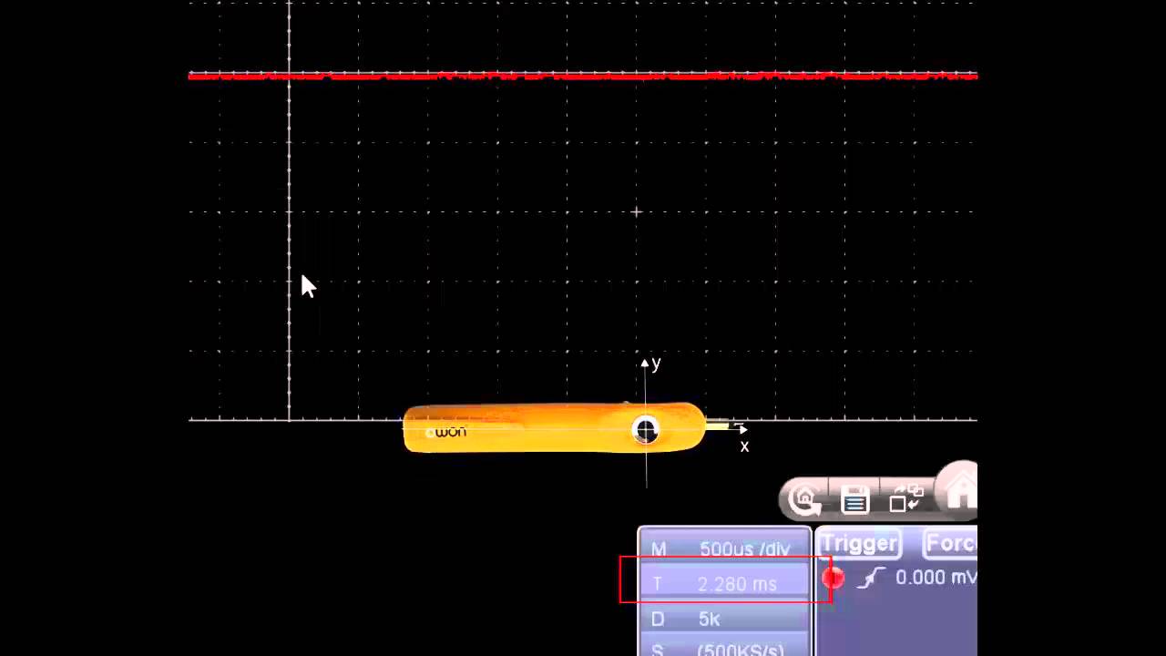 Управление виртуальным осциллографом RDS1021 - YouTube