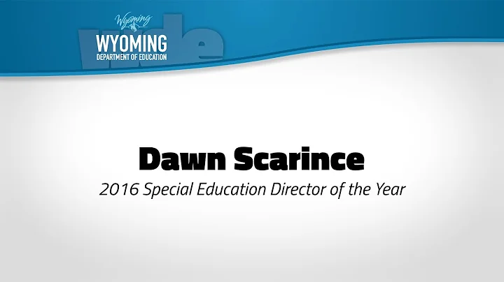 Special Education Director of the Year: Dawn Scari...
