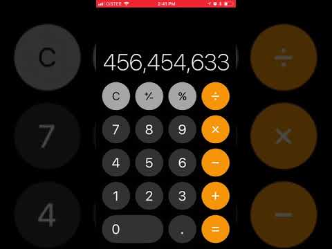 How to access ADVANCED CALCULATOR on iPhone?