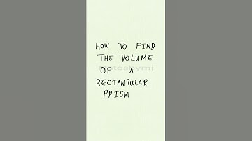 Volume of a rectangular prism | Intro to geometry #volumeofrectangularprism