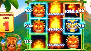 Super Tiki Strike Builds Up Some High Coins for Some Big Wins screenshot 5