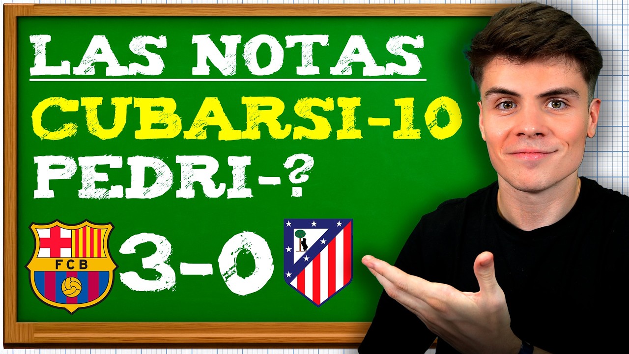 Las notas del Barcelona 3-0 Atlético | Copa del Rey