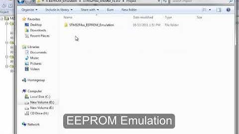 EEPROM emulation in STM32F40x/STM32F41x microcontrollers (AN3969)